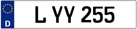 Truck License Plate